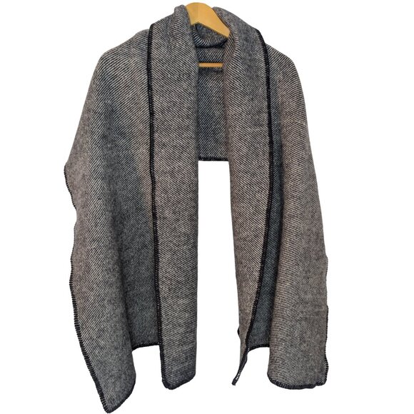 Rare MacAusland’s Woollen Mills Vintage Wool Herringbone Heritage Shawl / Throw - Picture 2 of 11